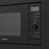 Встраиваемая микроволновая печь WEISSGAUFF HMT-720 BX Grill, 20л, 700Вт, черный [430873]